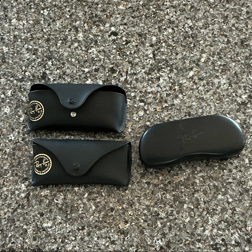 Ray-Ban Black Eyewear Cases Trio